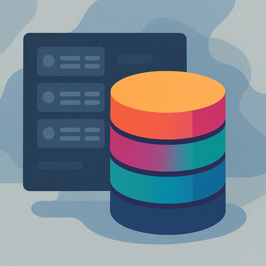Illustration Datenbank-Betreuung